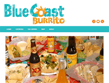 Tablet Screenshot of bluecoastburritolr.com